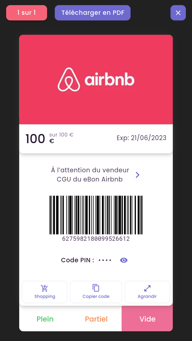 Application Walleo